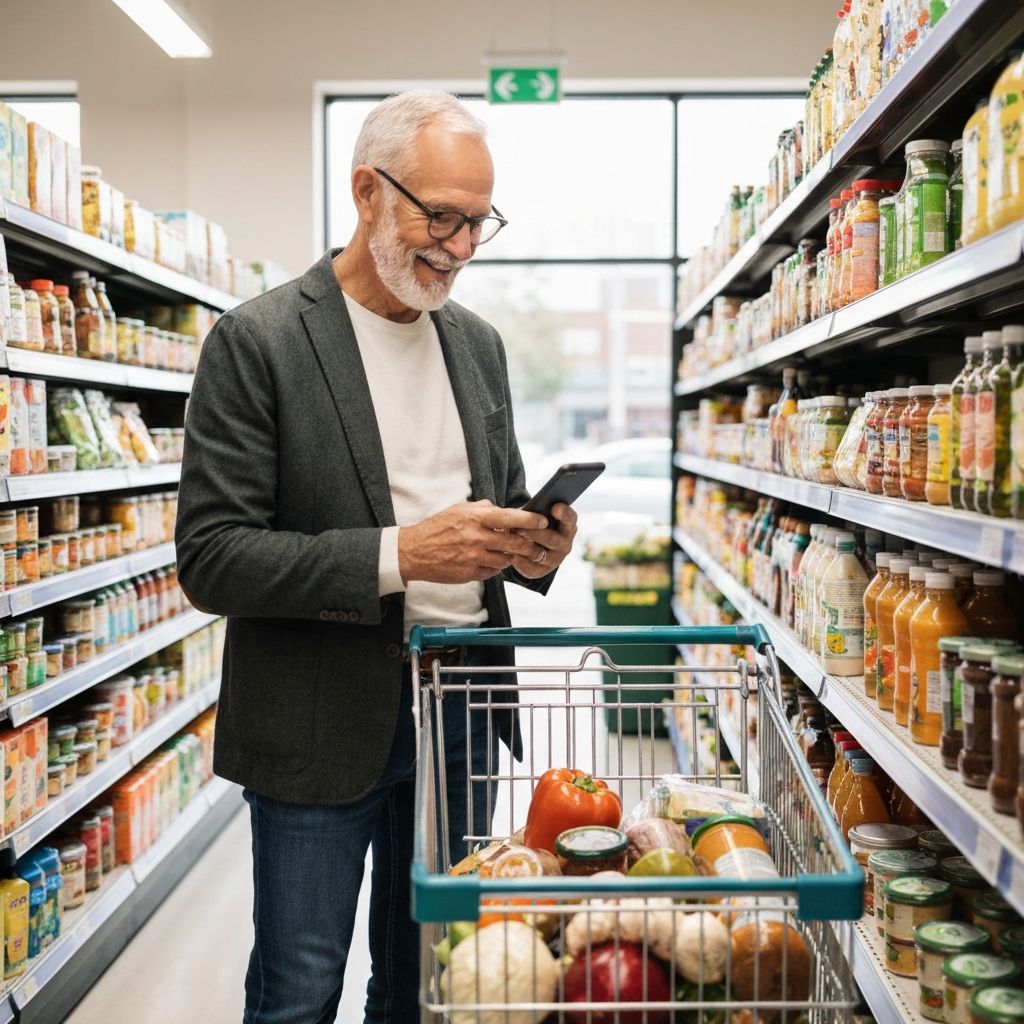 Person considering meal options